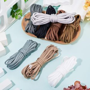 Paracord noir et marron de 4 mm, 105 pieds, tressé double couche en polyester, pour bracelets, porte-clés, breloques de sac, bricolage, artisanat, survie - Product Image 4