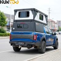 Huntoo Pickup Lightweight Pop-up Camper Hiatus Canopy Slide on Truck Camper for Mide Size