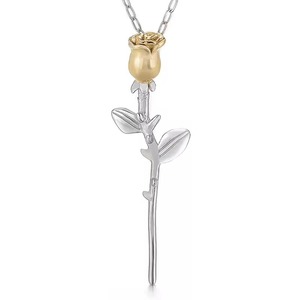 Collana Vintage oro placcato in titanio con pendente geometrico cuore rosa ispirata al <span class=keywords><strong>piccolo</strong></span> <span class=keywords><strong>principe</strong></span> e bestia <span class=keywords><strong>di</strong></span> bellezza per bambine - Product Image 2