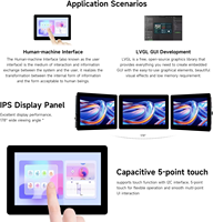 ESP32-S3 800x480, papan pengembangan layar sentuh kapasitif 5 inci sentuh 5 titik 32-Bit LX7 Dual-Core
