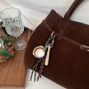 <b>Baseball</b> Charm Keychain EVA <b>Baseball</b> <b>Bat</b> Glove Silver Gold Zinc Alloy Sports Bag Hanging Fall 2024 - Product Image 2