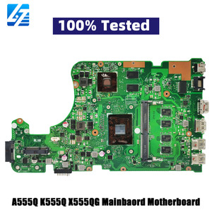 มาเธอร์บอร์ดแล็ปท็อป X555QG สำหรับ <span class=keywords><strong>Asus</strong></span> VivoBook เมนบอร์ดโน้ตบุ๊ก X555QG K555Q A555Q X555Q พร้อม A6 A4 A8 A10ซีพียู A12 100% ทดสอบดี - Product Image 1