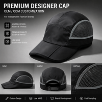 Gorras Personalizadas Premium de 5 Paneles, Color Verde Bosque, Rosa Melocotón, Panel Negro, Malla Transpirable, Estilo Couture Urbano