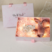 Boîte cadeau personnalisée en marbre avec poignée en ruban, boîte rigide coulissante pour les faveurs de mariage, les bonbons, les chocolats, les cosmétiques, les emballages de fêtes