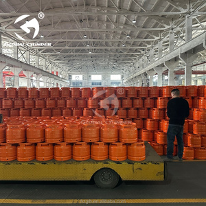 Cilindros de Gas <span class=keywords><strong>Butano</strong></span> Vacíos de 13L y 14L, 6 kg, Color Personalizado, para Cocinar en Ghana, Níger y Costa de Marfil - Product Image 5