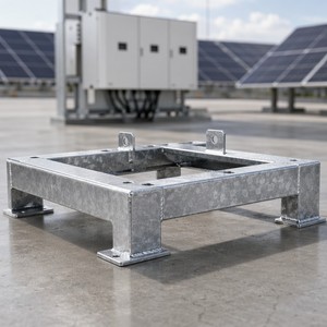 Chasis de Montaje para Inversor de Corriente, Galvanizado en Caliente con Clasificación C3-C5, Acero al Carbono Q235 Q345 Q355, Inspeccionado por SGS, ISO 9001 - Product Image 1