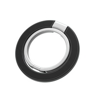 Quantité minimale de commande bas Double anneau réglable support de téléphone portable rotatif magnétique intelligent porte-anneau fort aimant Flexible universel bureau