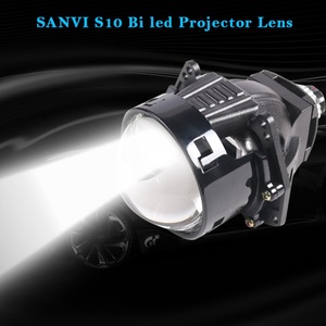 SANVI โปรเจคเตอร์ไฟหน้ารถยนต์ S10 12V 55W 5500K 3 นิ้ว แบบ Bi-LED พร้อมเลนส์แก้ว รุ่นขายดี ใช้กับหลอด H4 H7 - Product Image 2