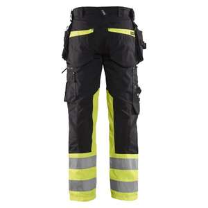 BLAKLADER - 199413309933C148 Pantalon haute visibilité jambes fuselées noir/jaune-EAN 7330509667668 HI-VIS WORKWEAR - Product Image 3