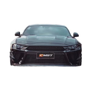 Kit carrosserie ZNDR pour Mustang 2014-2016 avec pare-chocs avant/arrière, jupes latérales, couvre-aileron, largeur de carrosserie élargie et arches de roue autocollantes - Nouveau - Product Image 1