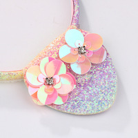 Nouveau Bandeau Fille Enfant Scintillant à Oreilles de Chat et Fleurs, Idéal pour les Accessoires Capillaires Quotidiens - Vente Flash