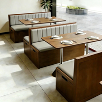 Ensembles de canapés, tables et chaises de café modernes et durables sur mesure pour salons de thé, hôtels, restaurants commerciaux, mobilier
