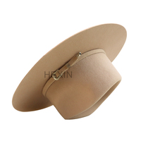 Chapeau Fedora 100% Laine d'Australie Silver Belly avec Cordon de Serrage Réglable, Bandeau Anti-Transpiration, Style Vintage Uni, Haute Qualité pour Sports de Plein Air