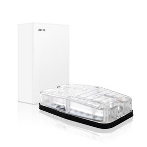 LED- 18L azul Rejilla estroboscópica cubierta Luces Bar Grill Rejilla Montaje en superficie Super brillante Luces de advertencia estroboscópicas impermeables - Product Image 1