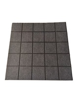 Panneaux acoustiques en feutre polyester PET sur mesure, absorption sonore, vente en gros directe d'usine pour les intérieurs commerciaux