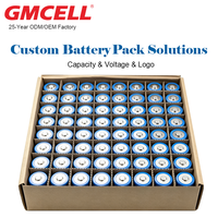 Batterie lithium-ion rechargeable GMCELL 3C 18650 2000mAh 3.7V, cathode LiCoO2, 1000 cycles, cellules de qualité pour l'électronique grand public
