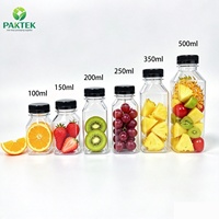 Direct van de fabriek: PET vierkante plastic fles voor pure fruitsap