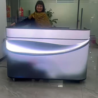Pantalla LED Curva de 270 Grados para Cabina de DJ, Panel LED Móvil para Discotecas, Escenarios, Eventos y Espectáculos