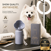 Nouveau produit transfrontalier : Gamelle et abreuvoir pliables en silicone pour chien, idéales pour les voyages en extérieur