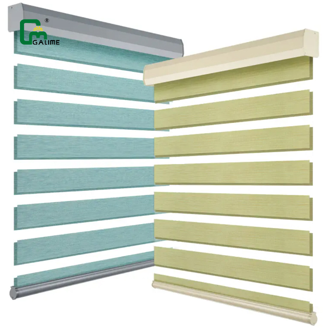 Galime Smartlife WIFI Zigbee Alexa Google Life App Remote Control Office Blind Motorized Smart Window Zebra Blinds