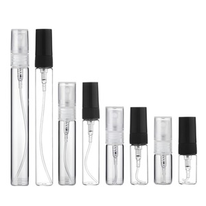 Factory Price Cheap 100pcs <strong>2ml</strong> 3ml 5ml 10ml <strong>Perfume</strong> <strong>Sample</strong> Glass <strong>Bottles</strong> with Pump Sprayer and Screen Printing - Product Image 1