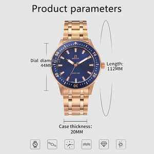 Nuevo Reloj de Cuarzo de Lujo Unisex, Deportivo, de Acero Inoxidable, Resistente al Agua 5BAR, Luminoso, con Fecha - Product Image 4