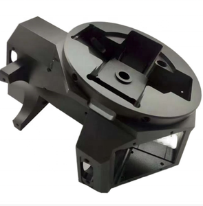 ตัวเรือนอะลูมิเนียมอัลลอยด์แบบซับซ้อนที่ผลิตด้วยเครื่อง CNC 5 แกนความแม่นยำสูงตามสั่ง, การขึ้นรูปชิ้นส่วนอุตสาหกรรมแบบอะโนไดซ์สีดำแข็งแบบ OEM - Product Image 1