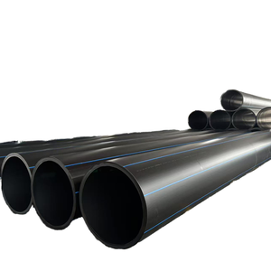 Tuyau d'alimentation en eau en PE noir, adapté au réapprovisionnement en eau urbaine. - Product Image 1