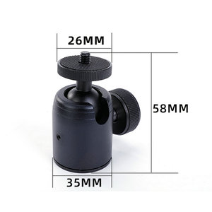 Trípode con Gimbal Rongrui Q35, Cabezal de Bola Mini de 26mm, 35mm, 58mm para Cámaras sin Espejo, Base para Monopié - Product Image 1