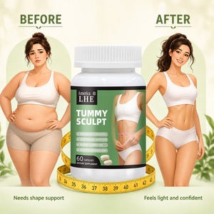 Complément alimentaire Shecome Private Label Tummy Sculpt Capsules, brûle la graisse du ventre, complément alimentaire Tummy Sculpt pour adultes - Product Image 5