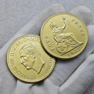 Pièce de monnaie souvenir fantaisie de 4 pence du <span class=keywords><strong>roi</strong></span> Édouard VIII de Grande-Bretagne de 1937 - Product Image 3