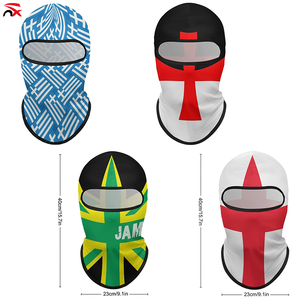 Masque facial en polaire unisexe avec drapeau de la Jamaïque, protection UV pour les sports de plein air, le cyclisme, la pêche, la randonnée - Product Image 1