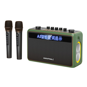 Microphone sans fil intelligent <span class=keywords><strong>pour</strong></span> <span class=keywords><strong>karaoké</strong></span> en extérieur, haut-parleur avec connexion TWS, best-seller de Great Walls - Product Image 5