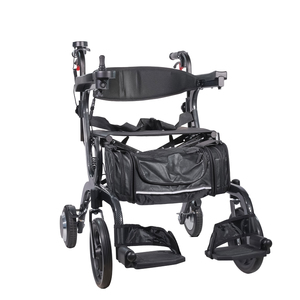 Smart Rollator combine un fauteuil roulant électrique et une marchette avec un cadre <span class=keywords><strong>pliable</strong></span> <span class=keywords><strong>ultra</strong></span> léger et un siège confortable Sac pratique - Product Image 6