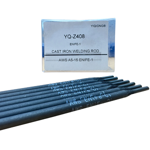 Électrodes <span class=keywords><strong>de</strong></span> soudage TIG YIQIONG Z408 AWS A5.15 ENiFe-CI, type graphite, <span class=keywords><strong>fonte</strong></span>, nickel, courant 50-160A, garantie 3 ans - Product Image 1
