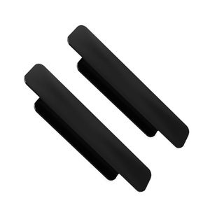 Tirador Minimalista de Plástico Negro en Forma de Rectángulo para Cajones de Muebles con Diseño Duradero, Ecológico y Antioxidante - Product Image 1