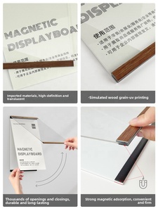 Espositore Magnetico in Acrilico per Licenze Aziendali e Certificati, Formato A4, Bacheca da Parete per Avvisi, Foto e Opere d'Arte - Product Image 5