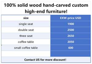 Set Divani Reali da Soggiorno in Stile Arabo Classico Turco in Legno per Ville Appartamenti e Hotel con Prezzo di Fabbrica - Product Image 4