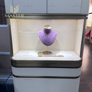 <span class=keywords><strong>Vitrina</strong></span> de Exhibición de Vidrio con Luces LED MASTER, <span class=keywords><strong>Vitrina</strong></span> de Lujo para Joyería, Relojes, Pulseras, Collares, Pendientes, <span class=keywords><strong>Vitrina</strong></span> Moderna y Elegante - Product Image 4