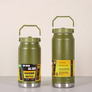 Classic Series Vacuum <b>Insulated</b> Stainless Steel Water Bottle 1900ml BPA Free With Handle And Lid For Travel - Product Image 6