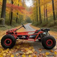 Nouveau design, kart de course tout-terrain pour adultes avec volant de 10 pouces et moteur de 212 cm³