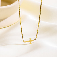 Collier réglable populaire en acier inoxydable colliers croisés plaqués or exquis et sophistiqués bijoux galvanisés nobles