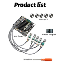 Module amplificateur de puissance audio ZK-ST21 100W*2+200W TPA3221 BT avec câble externe pour subwoofer 2.1 canaux 12V-30V