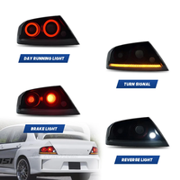 Feu arrière LED dynamique modifié avec clignotant pour Mitsubishi Lancer Evolution 2001-2007 Berline Sportive