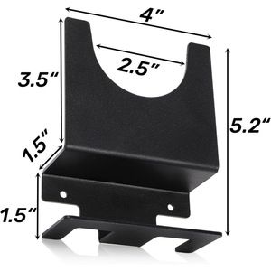 4-Piece Angle Grinder Wall Mount Bracket, 5-inch Angle Grinder Wall Mount, Polisher Storage Rack with Cord <b>Hook</b> - Product Image 2