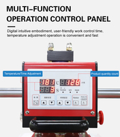 Presse à chaud pneumatique de transfert par sublimation à double station de vente directe d'usine