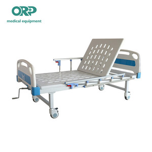 Cama de Hospital ORP-BM11B Manual con Respaldo de Función Única, Barandilla Metálica, Práctica, Multifuncional y con Ruedas Silenciosas - Product Image 4