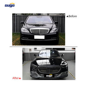GUGO <span class=keywords><strong>Bodykit</strong></span> für Mercedes-Benz S W221 (2008-2013), Umrüstung auf W223 M Modell AMG Style, Front- und Heckstoßstange aus ABS, Heckdiffusor - Product Image 2