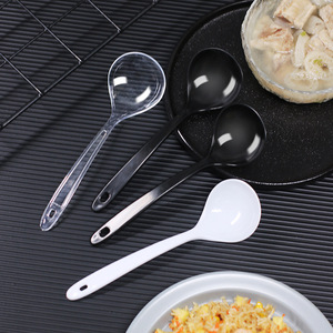 Cucharas Desechables de Lujo PS Grand Duke, Grandes y Gruesas, para Sopa y Papillas, para Llevar, Envasadas Individualmente, de Mango Largo, 25 Piezas/Paquete - Product Image 3