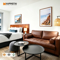 Ensemble de meubles modernes pour hôtel, appartement, villa, chambre d'hôtes, hall, espace public, en contreplaqué, comprenant canapé de chambre, table basse et armoire murale